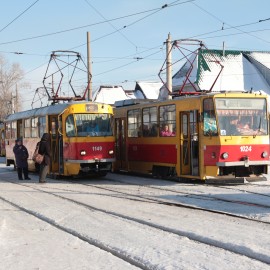 Трамваи и троллейбусы Барнаула в Новогоднюю ночь будут работать в обычном режиме, а в первые дни января — в сокращённом