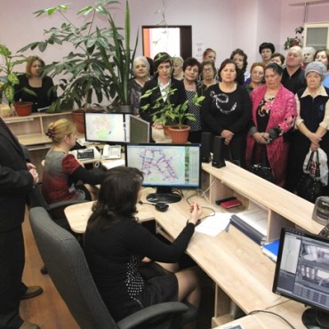 МУП «Горэлектротранс» г. Барнаула посетили ветераны Индустриального района