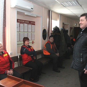 МУП «Горэлектротранс» г. Барнаула с рабочим визитом посетил глава администрации города Сергей Иванович Дугин