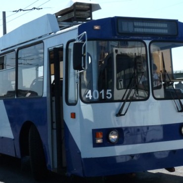 Завтра частично будет изменено движение троллейбуса №6