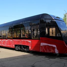 В Барнаул на днях прибыл первый трамвай из Беларуссии