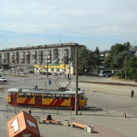 Из-за демонтажа трамвайного кольца на проспекте Ленина будет временно изменено движение транспорта