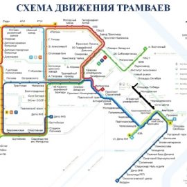 В связи с ремонтом площади Октября изменилась схема движения трамваев