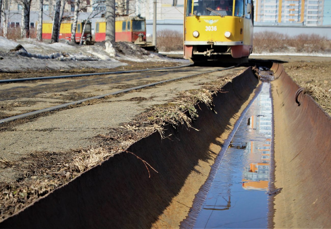 «Горэлектротранс» провёл противопаводковые мероприятия