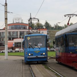 «Горэлектротранс» и музей «Город» провели трамвайную экскурсию для школьников  